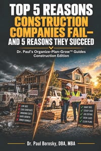 Top 5 Reasons Construction Companies Fail-and 5 Reasons They Succeed: Construction Edition cover