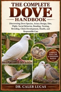 The Complete Dove Handbook: Discovering Dove Species, Aviary Design, Diet, Flight, Social Behavior, Bonding, Nesting, Breeding, Chick Development, Hea cover