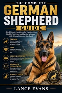The Complete German Shepherd Guide: Everything You Need to Know About Training, Behavior, Nutrition, Health, and Raising a Loyal, Happy German Shepher cover