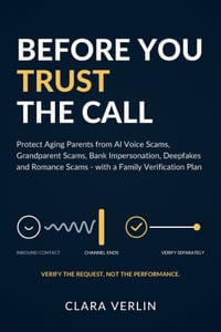 Before You Trust the Call: Protect Aging Parents from AI Voice Scams, Grandparent Scams, Bank Impersonation, Deepfakes and Romance Scams - with a Fami cover