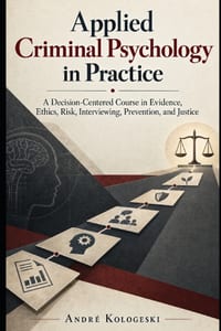 Applied Criminal Psychology in Practice: A Decision-Centered Course in Evidence, Ethics, Risk, Interviewing, Prevention, and Justice cover