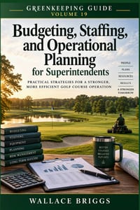 Greenkeeping Guide Volume 19: Budgeting, Staffing, and Operational Planning for Superintendents cover