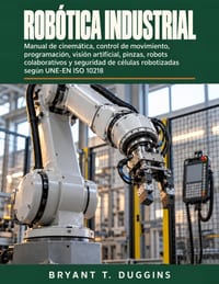 Robótica Industrial: Manual de cinemática, control de movimiento, programación, visión artificial, pinzas, robots colaborativos y seguridad de células cover
