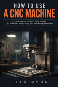 How to Use a CNC Machine: A Beginner's Guide to Setup, Programming, Cutting Tools, Workholding, and Precision Milling Techniques cover
