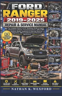 Ford Ranger 2019-2025 Repair & Service Manual: The Complete Owner's & DIY Workshop Guide to Engine Maintenance & Repair, Transmission Service, 2WD & 4 cover