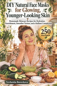 DIY Natural Face Masks for Glowing, Younger-Looking Skin. 250 RECIPES: Homemade Skincare Recipes for Hydration, Nourishment, Smoother Texture, and a R cover