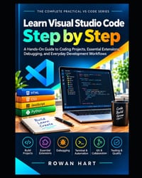 Learn Visual Studio Code Step by Step: A Hands-On Guide to Coding Projects, Essential Extensions, Debugging, and Everyday Development Workflows cover
