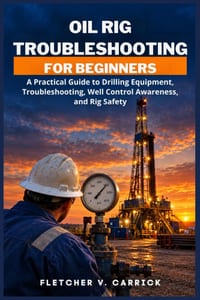 Oil Rig Operations For Beginners: A Practical Guide to Drilling Equipment, Troubleshooting, Well Control Awareness, and Rig Safety cover
