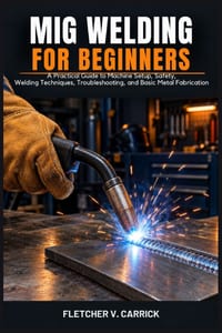 MIG Welding for Beginners: A Practical Guide to Machine Setup, Safety, Welding Techniques, Troubleshooting, and Basic Metal Fabrication cover