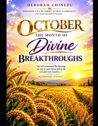 12 MONTHS OF POWER FROM ON HIGH October Edition cover