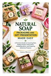 Natural Soap Packaging and Gift Presentation Made Easy: A Practical Guide to Covering Bars, Adding Product Information, Combining Items, and Preparing cover