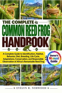 The Complete Common Reed Frog Handbook: A Complete Guide to Identification, Habitat, Behavior, Diet, Breeding, Life Cycle, Adaptations, Conservation, cover