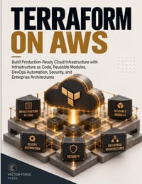 Terraform on AWS: Build Production-Ready Cloud Infrastructure with Infrastructure as Code, Reusable Modules, DevOps Automation, Security, and Enterpri cover