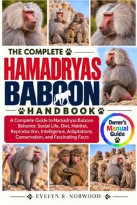 The Complete Hamadryas Baboon Handbook: A Complete Guide to Hamadryas Baboon Behavior, Social Life, Diet, Habitat, Reproduction, Intelligence, Adaptat cover