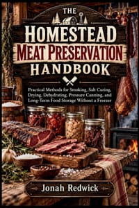 The Homestead Meat Preservation Handbook: Practical Methods for Smoking, Salt Curing, Drying, Dehydrating, Pressure Canning, and Long-Term Food Storag cover