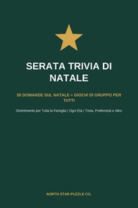Serata Trivia di Natale: 50 Domande sul Natale + Giochi di Gruppo per Tutta la Famiglia cover