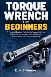 Torque Wrench for Beginners: A Practical Beginner's Guide to Torque Settings, Tightening Techniques, Safe Operation, Maintenance, and Troubleshooting cover