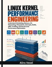 Linux Kernel Performance Engineering: Understand Scheduling, Memory, I/O, Networking, Filesystems, Interrupts, NUMA, eBPF, Profiling, and Kernel-Level cover