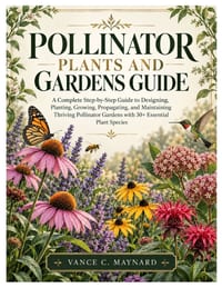 Pollinator Plants and Gardens Guide: A Complete Step-by-Step Guide to Designing, Planting, Growing, Propagating, and Maintaining Thriving Pollinator G cover