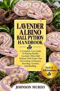 Lavender Albino Ball Python Handbook: A Complete Care Guide To Raising Healthy Lavender Albino Ball Pythons With Expert Tips On Feeding, Enclosures, B cover
