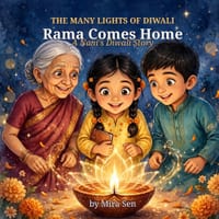 The Many Lights of Diwali: Rama Comes Home: A Picture Book About the Festival of Lights for Kids Ages 4-8 cover