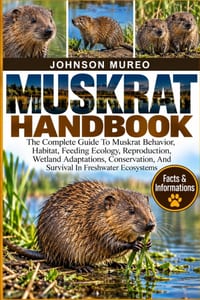 Muskrat Handbook: The Complete Guide To Muskrat Behavior, Habitat, Feeding Ecology, Reproduction, Wetland Adaptations, Conservation, And Survival In F cover