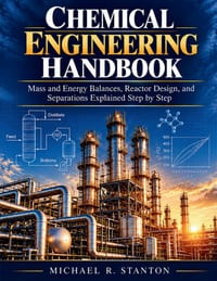 Chemical Engineering Handbook: Mass and Energy Balances, Reactor Design, and Separations Explained Step by Step cover