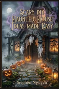 Scary DIY Haunted House Ideas Made Easy: Learn how to craft eerie scenes, creepy sound effects, and spine-chilling decorations with beginner-friendly cover