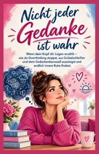 Nicht jeder Gedanke ist wahr: Wenn dein Kopf dir Lügen erzählt - wie du Overthinking stoppst, aus Grübelschleifen und dem Gedankenkarussell aussteigst cover