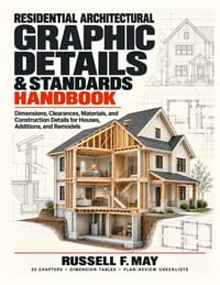 Residential Architectural Graphic Details & Standards Handbook: Dimensions, Clearances, Materials, and Construction Details for Houses, Additions, and cover