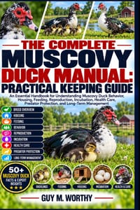 The Complete Muscovy Duck Manual: PRACTICAL KEEPING GUIDE: An Essential Handbook for Understanding Muscovy Duck Behavior, Housing, Feeding, Reproducti cover