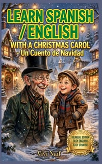 Learn Spanish/English witn Christmas Carol - Un Cuento de Navidad cover