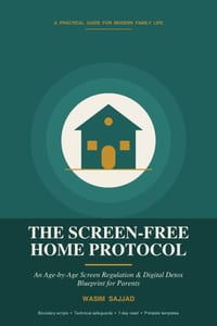 The Screen-Free Home Protocol: An Age-by-Age Screen Regulation & Digital Detox Blueprint for Parents cover