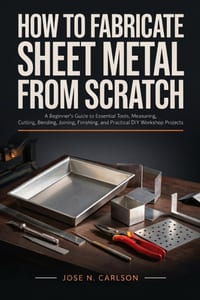 How to Fabricate Sheet Metal from Scratch: A Beginner's Guide to Essential Tools, Measuring, Cutting, Bending, Joining, Finishing, and Practical DIY W cover