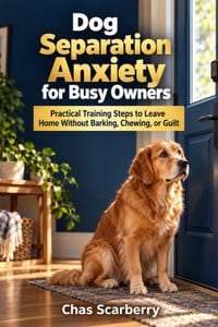 Dog Separation Anxiety for Busy Owners: Practical Training Steps to Leave Home Without Barking, Chewing, or Guilt cover
