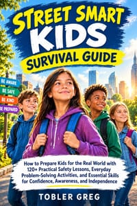 Street Smart Kids Survival Guide: How to Prepare Kids for the Real world with 120+ Practical Safety Lessons, Everyday Problem-Solving, and Essential S cover