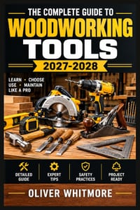 The Complete Guide to Woodworking Tools 2027-2028: Choose, Use, Sharpen, and Maintain Hand and Power Equipment with Workshop Safety, Precise Joinery, cover