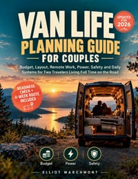 Van Life Planning Guide for Couples: Budget, Layout, Remote Work, Power, Safety and Daily Systems for Two Travelers Living Full Time on the Road cover
