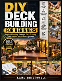 DIY Deck Building for Beginners: Layout Planning, Footings, Deck Framing, and Surface Installation Explained cover