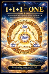 1 + 1 + 1 = One: Understanding the Concept of Oneness (ECHAD) and Its Implications for the Doctrine of the Trinity cover