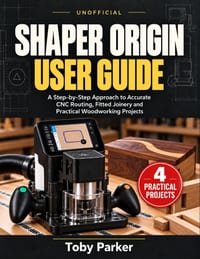 Shaper Origin User Guide: A Step-by-Step Approach to Accurate CNC Routing, Fitted Joinery and Practical Woodworking Projects cover