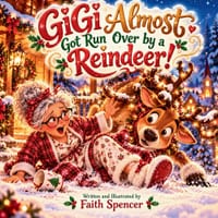 GiGi Almost Got Run Over by a Reindeer!: A Funny Christmas Story About Kindness, Courage, and Believing in Yourself cover