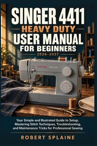 Heavy Duty User Manual for Beginners 2026-2027: Your Simple and Illustrated Guide to Setup, Mastering Stitch Techniques, Troubleshooting, and Maintena cover