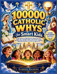 100000 Catholic Whys for Smart Kids: Simple Answers to Big Questions About God, Jesus, the Bible, Mary, the Mass, Saints, and Catholic Traditions, wit cover