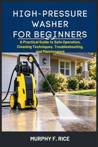 High-Pressure Washer For Beginners: A Practical Guide to Safe Operation, Cleaning Techniques, Troubleshooting, and Maintenance cover