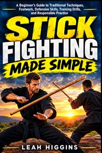 Stick Fighting Made Simple: A Beginner's Guide to Traditional Techniques, Footwork, Defensive Skills, Training Drills, and Responsible Practice cover