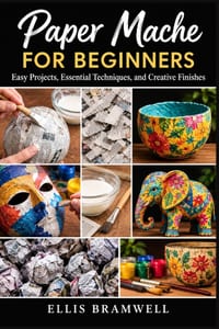Paper Mache for Beginners: Easy Projects, Essential Techniques, and Creative Finishes cover