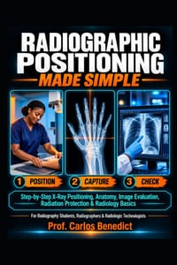Radiographic Positioning Made Simple: Step-by-Step X-Ray Positioning, Anatomy, Image Evaluation, Radiation Protection, and Radiology Basics for Radiog cover