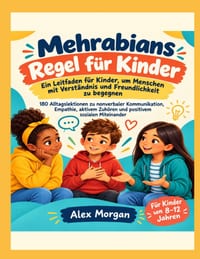 Mehrabians Regel für Kinder: Ein Leitfaden für Kinder, um Menschen mit Verständnis und Freundlichkeit zu begegnen - 180 Alltagslektionen zu nonverbale cover