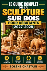 Le guide complet de la sculpture sur bois pour débutants 2027-2028: Techniques essentielles, outils adaptés, gestes sûrs et projets illustrés pour réa cover
